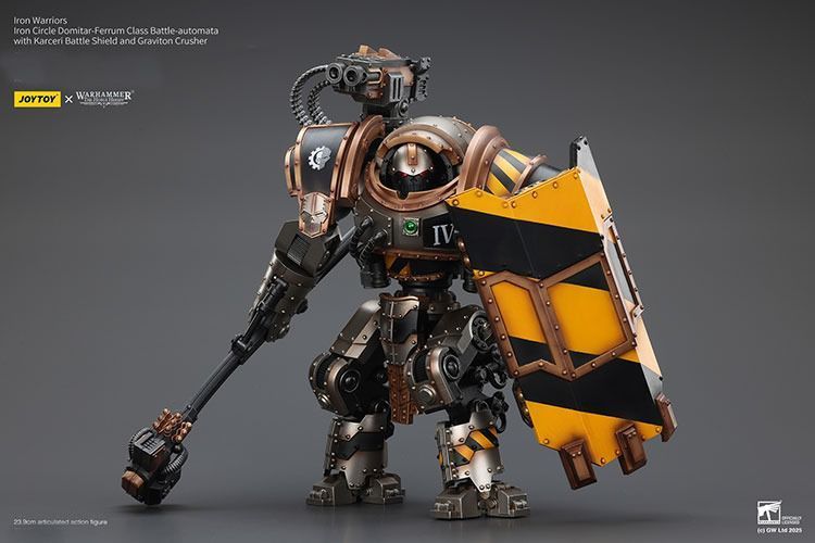 Фигурка из игры Warhammer 40k, Железные Воины, Боевой автоматический класс &laquo;Домитар-Феррум&raquo;, JOYTOY, подвижная, 23,9 см (WHR 0197)