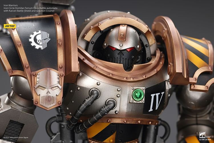 Фигурка из игры Warhammer 40k, Железные Воины, Боевой автоматический класс &laquo;Домитар-Феррум&raquo;, JOYTOY, подвижная, 23,9 см (WHR 0197)