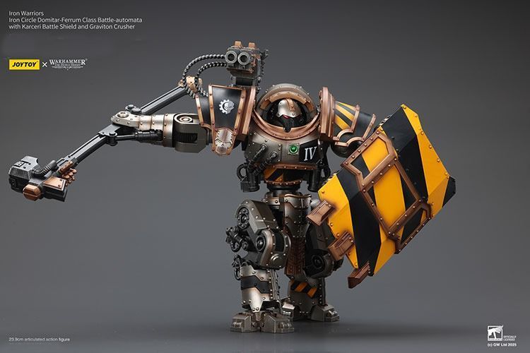 Фигурка из игры Warhammer 40k, Железные Воины, Боевой автоматический класс &laquo;Домитар-Феррум&raquo;, JOYTOY, подвижная, 23,9 см (WHR 0197)