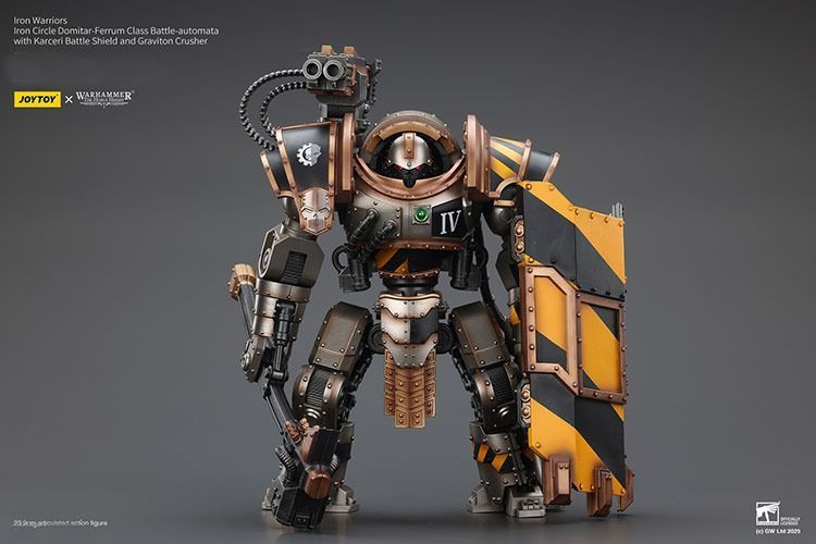 Фигурка из игры Warhammer 40k, Железные Воины, Боевой автоматический класс &laquo;Домитар-Феррум&raquo;, JOYTOY, подвижная, 23,9 см (WHR 0197)