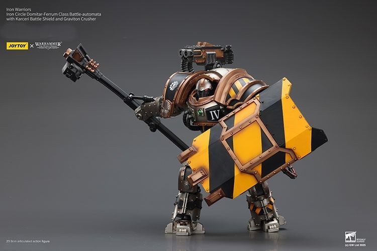 Фигурка из игры Warhammer 40k, Железные Воины, Боевой автоматический класс &laquo;Домитар-Феррум&raquo;, JOYTOY, подвижная, 23,9 см (WHR 0197)