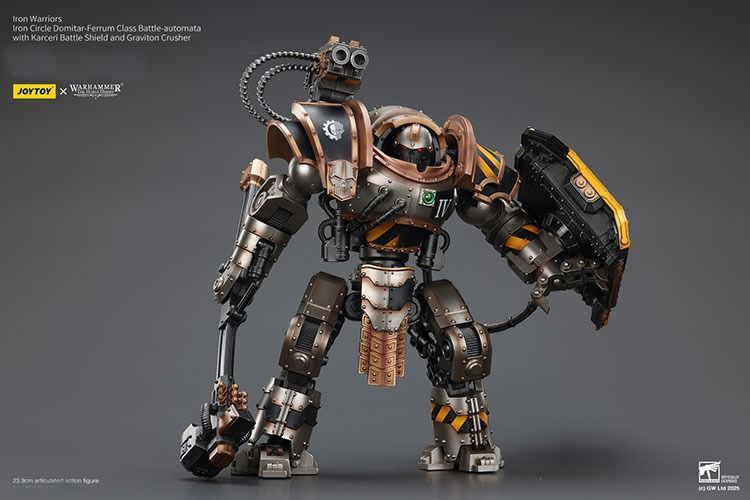 Фигурка из игры Warhammer 40k, Железные Воины, Боевой автоматический класс &laquo;Домитар-Феррум&raquo;, JOYTOY, подвижная, 23,9 см (WHR 0197)