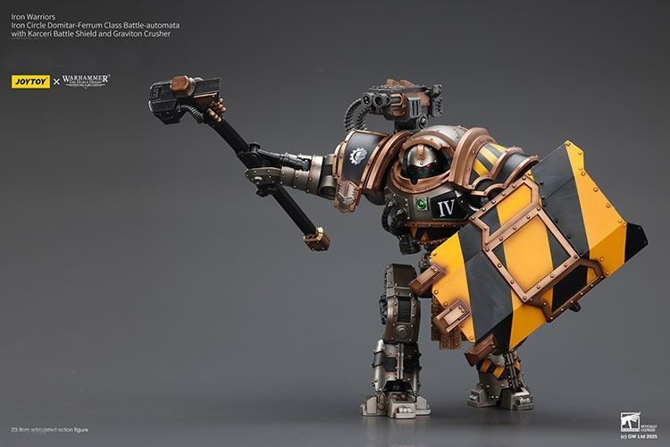 Фигурка из игры Warhammer 40k, Железные Воины, Боевой автоматический класс &laquo;Домитар-Феррум&raquo;, JOYTOY, подвижная, 23,9 см (WHR 0197)