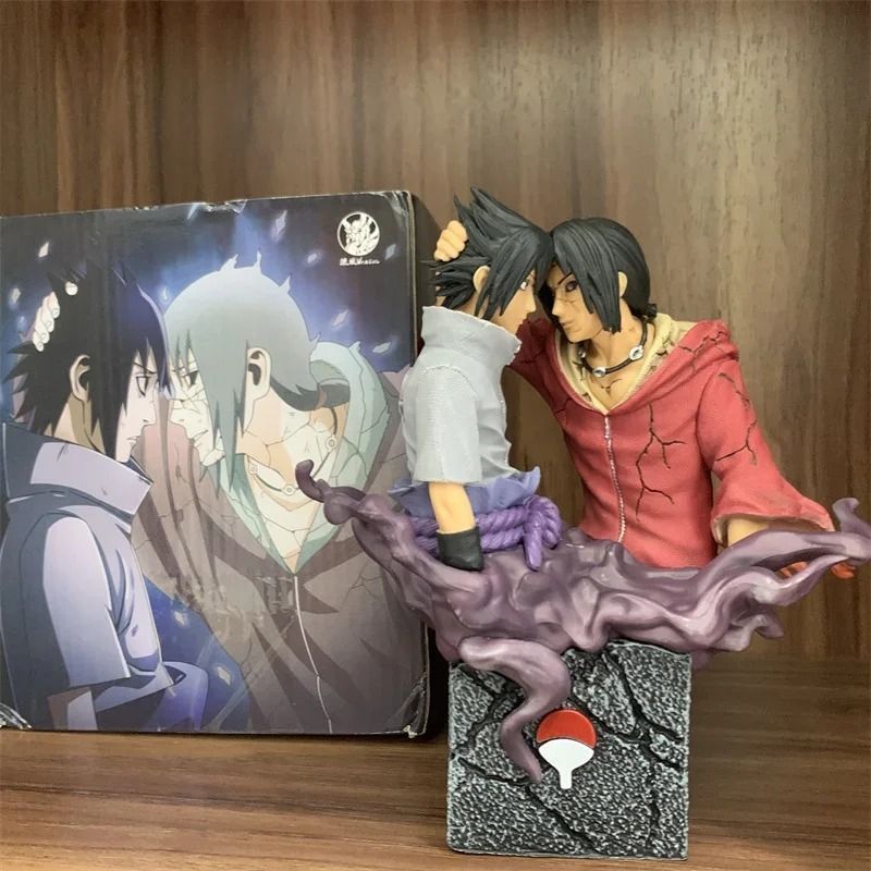 Аниме фигурка Naruto, Наруто, Саске Учиха и Итачи Учиха, 17 см (NAR 0083)