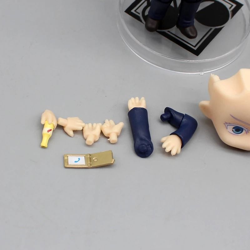 Аниме фигурка нендороид Магическая Битва Jujutsu Kaisen Сатору Годжо Satoru Gojo, подвижная, 9 cм (JUK 0021)