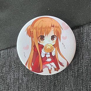 Значок аниме Мастера меча онлайн Sword Art Online, диаметр 58 мм (ZNSAO 0007)