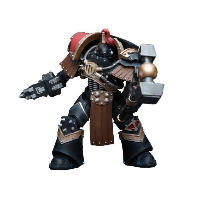 Фігурка з гри Warhammer 40k, Сини Хоруса Юстаерін з Громовим Молотом, JOYTOY, рухома, 13,6 см (WHR 0093)