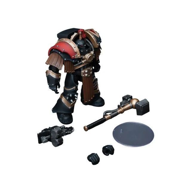 Фігурка з гри Warhammer 40k, Сини Хоруса Юстаерін з Громовим Молотом, JOYTOY, рухома, 13,6 см (WHR 0093)