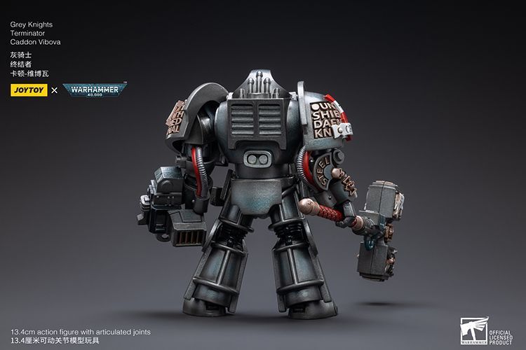 Фигурка из игры Warhammer 40k, Терминатор Серых Рыцарей Кэддон Вибова, JOYTOY, подвижная, 13,4 см (WHR 0053)