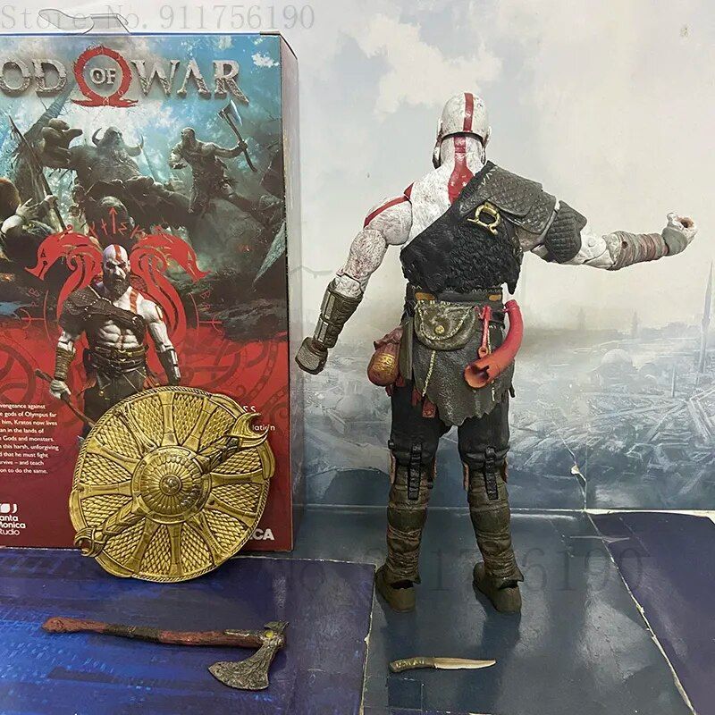 Фигурка из игры God of War Бог войны Kratos Кратос, подвижная, 18 см (GW 0011)