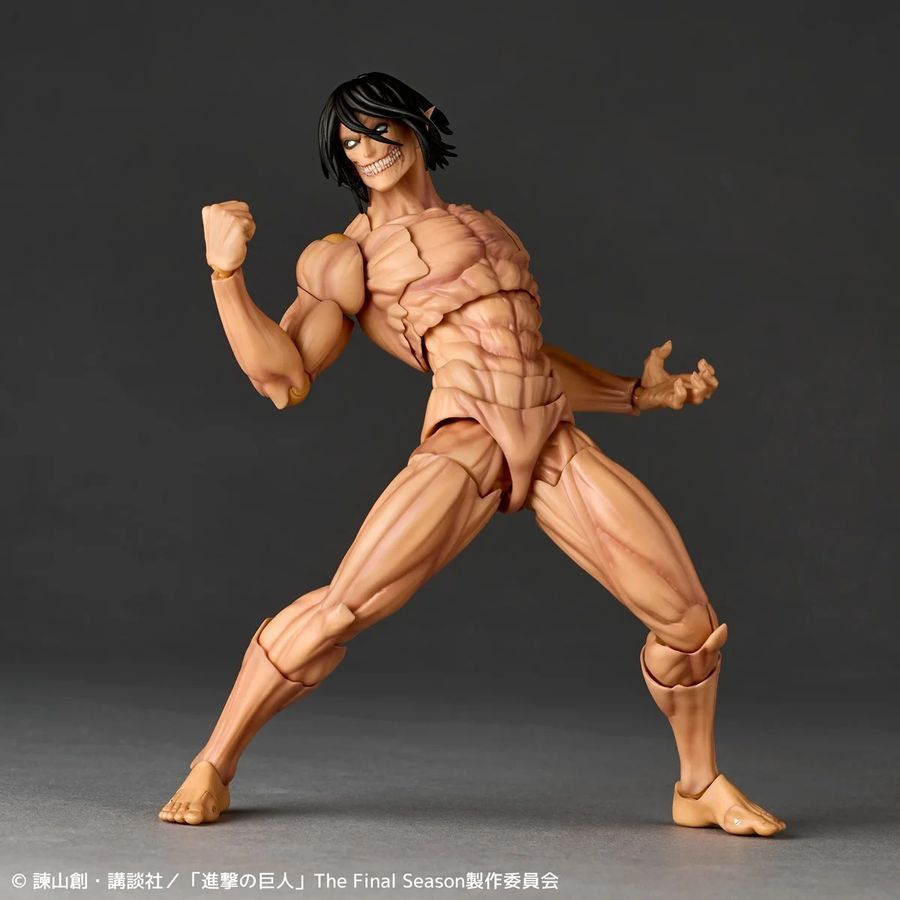 Аниме фигурка Атака титанов Attack on Titan Eren Jaeger, титан Эрен Йегер, подвижный, 16 см (AT 0030)