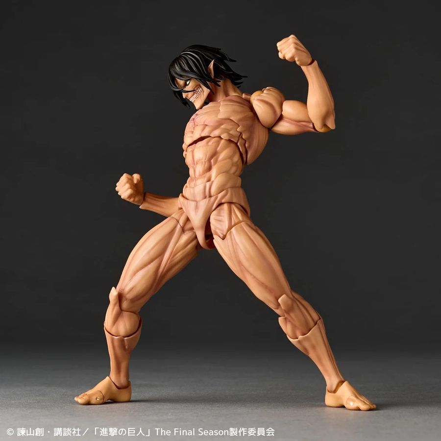 Аниме фигурка Атака титанов Attack on Titan Eren Jaeger, титан Эрен Йегер, подвижный, 16 см (AT 0030)