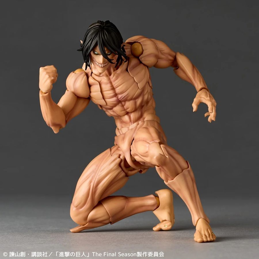 Аниме фигурка Атака титанов Attack on Titan Eren Jaeger, титан Эрен Йегер, подвижный, 16 см (AT 0030)