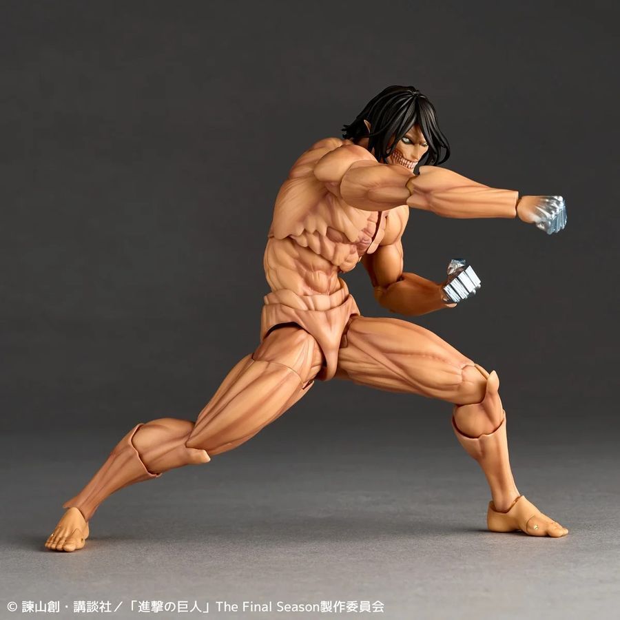 Аниме фигурка Атака титанов Attack on Titan Eren Jaeger, титан Эрен Йегер, подвижный, 16 см (AT 0030)