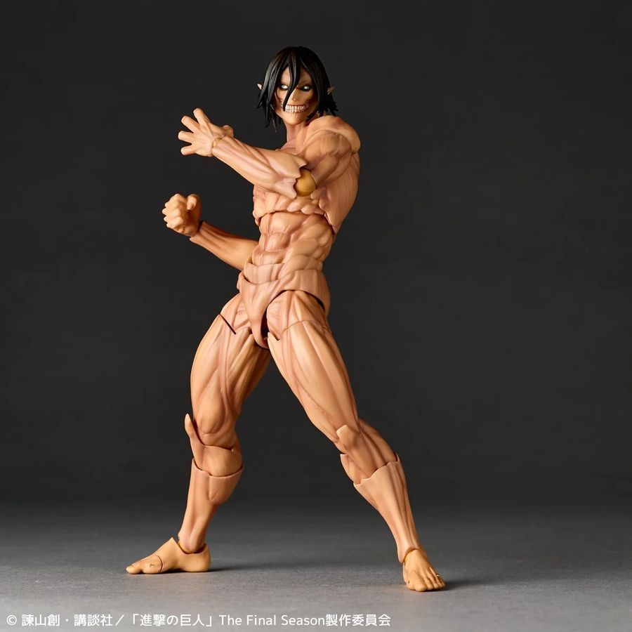 Аниме фигурка Атака титанов Attack on Titan Eren Jaeger, титан Эрен Йегер, подвижный, 16 см (AT 0030)