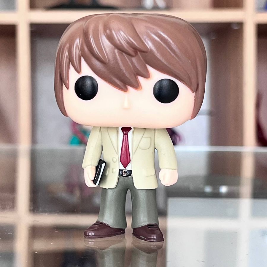 Аниме фигурка Тетрадь Смерти Death Note Funko POP Фанко поп Yagami Light Лайт 10 см (DNA 0011)