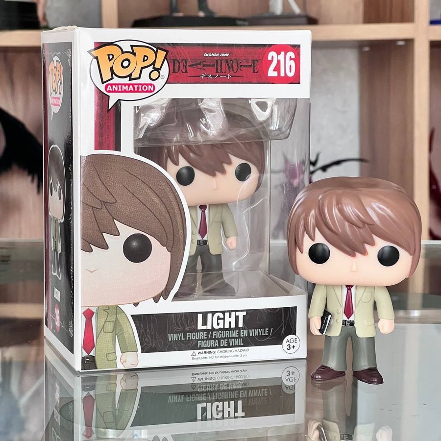 Аниме фигурка Тетрадь Смерти Death Note Funko POP Фанко поп Yagami Light Лайт 10 см (DNA 0011)
