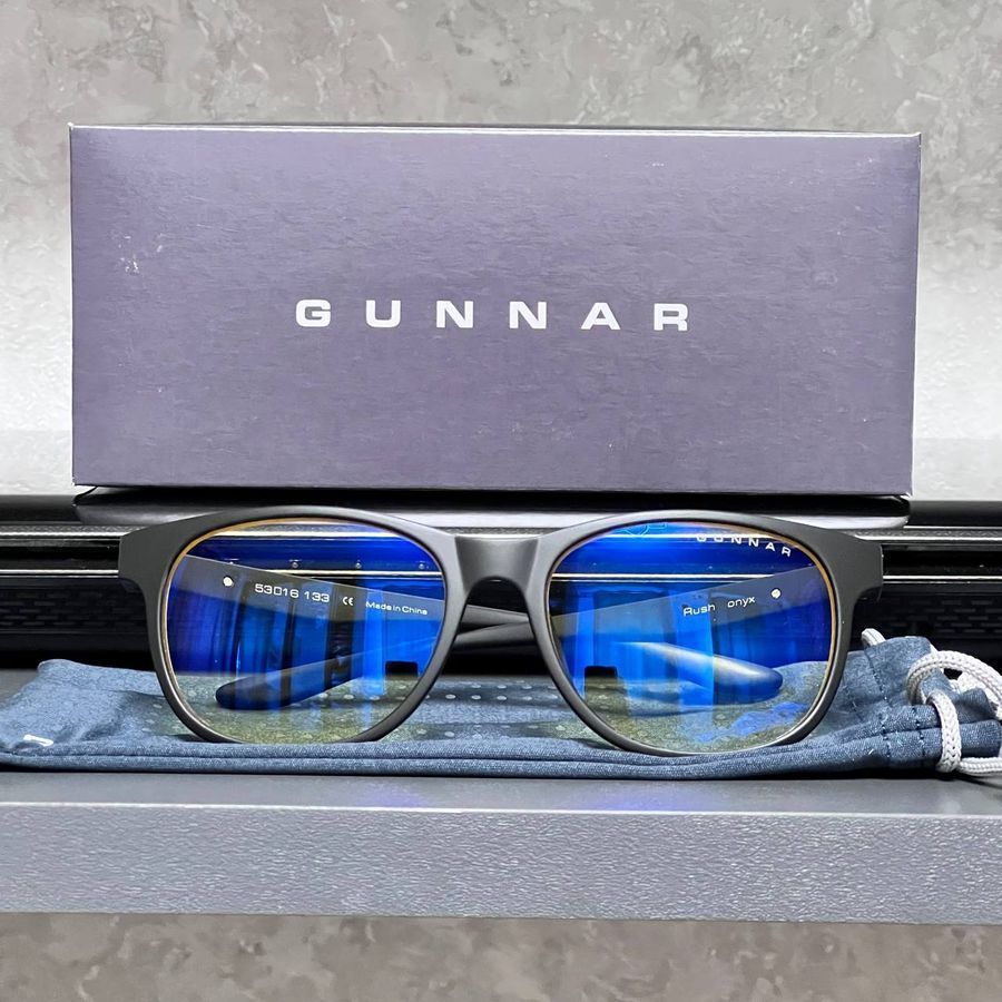 Подростковые очки для компьютера Gunnar Rush, Onyx, Amber (RUS-00101)