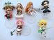 Набор аниме фигурок Sword Art Online Мастера меча онлайн, набор 6 шт, 6 см (SAO 0020)