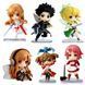 Набор аниме фигурок Sword Art Online Мастера меча онлайн, набор 6 шт, 6 см (SAO 0020)
