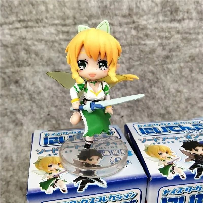 Набор аниме фигурок Sword Art Online Мастера меча онлайн, набор 6 шт, 6 см (SAO 0020)