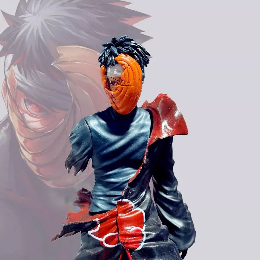 Аніме фігурка  з підсвічуванням Naruto Наруто Uchiha Obito Учиха Обіто, 35 см (NAR 0053)