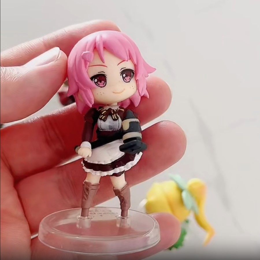 Набор аниме фигурок Sword Art Online Мастера меча онлайн, набор 6 шт, 6 см (SAO 0020)