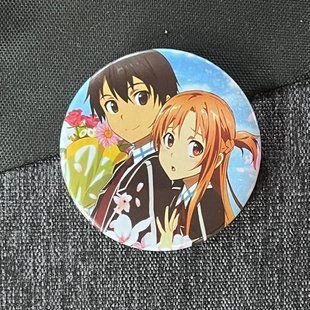 Значок аниме Мастера меча онлайн Sword Art Online, диаметр 58 мм (ZNSAO 0009)