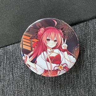 Значок аниме Рандеву с жизнью Date a Live, диаметр 58 мм (ZNDAL 0003)