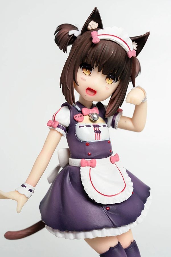 Аниме фигурка Nekopara, Некопара Кошачий рай Chocola Чокола на тортике, 20 см (NEKO 0025)