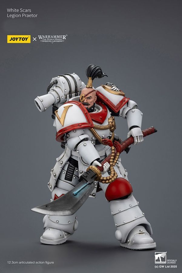 Фігурка з гри Warhammer 40k, Претор Легіону загону термінаторів Білих Шрамів, JOYTOY, рухома, 12,3 см (WHR 0181)