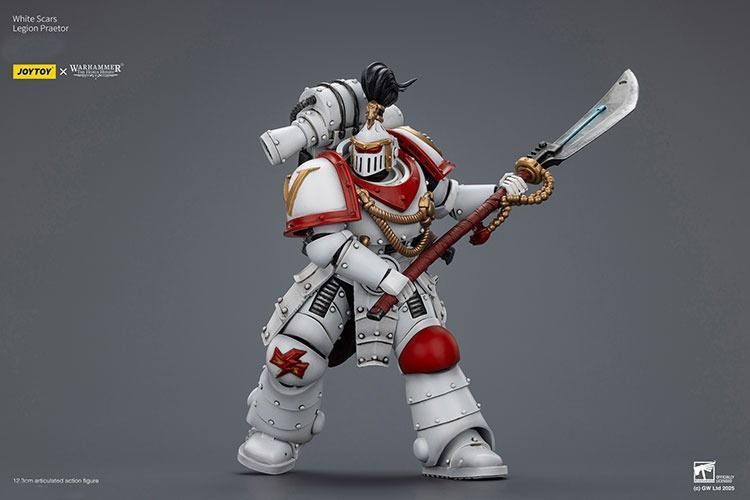 Фігурка з гри Warhammer 40k, Претор Легіону загону термінаторів Білих Шрамів, JOYTOY, рухома, 12,3 см (WHR 0181)