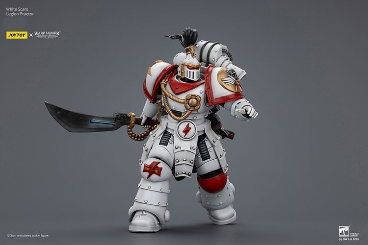 Фігурка з гри Warhammer 40k, Претор Легіону загону термінаторів Білих Шрамів, JOYTOY, рухома, 12,3 см (WHR 0181)