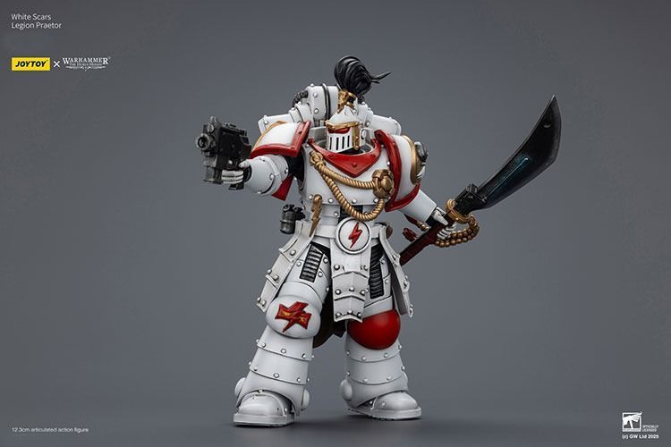 Фігурка з гри Warhammer 40k, Претор Легіону загону термінаторів Білих Шрамів, JOYTOY, рухома, 12,3 см (WHR 0181)