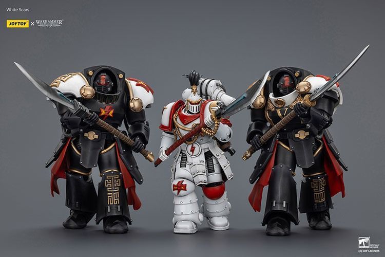 Фігурка з гри Warhammer 40k, Претор Легіону загону термінаторів Білих Шрамів, JOYTOY, рухома, 12,3 см (WHR 0181)