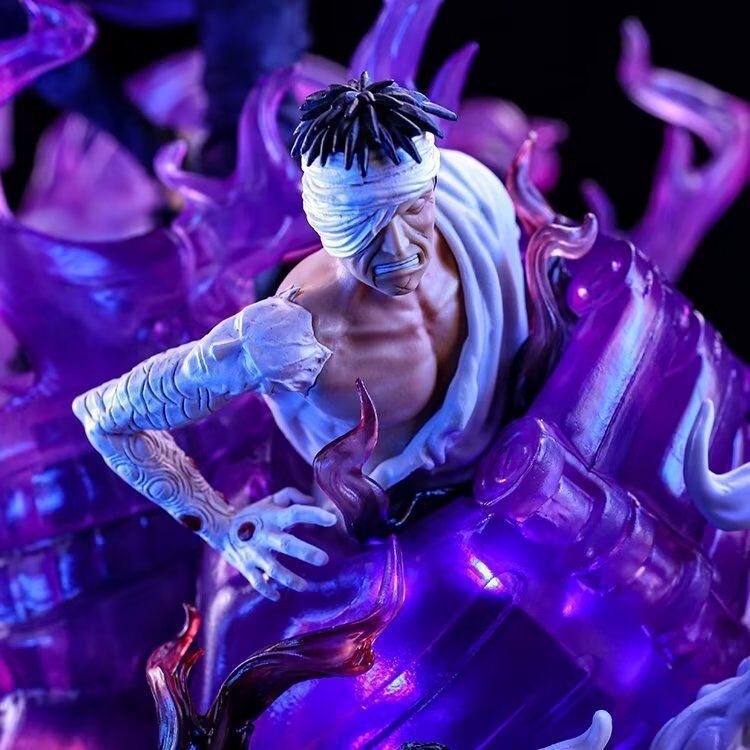 Аніме фігурка Naruto Наруто Sasuke Uchiha Саске Учіха, велика скульптура з підсвічуванням, 40 см (NAR 0086)
