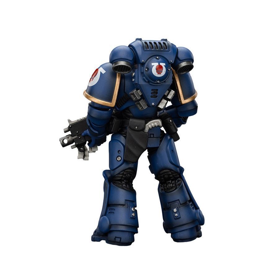 Фигурка из игры Warhammer 40k, Ультрамарины Герой Ордена Брат Ветеран Сержант Кастор, JOYTOY, подвижная, 11,7 см (WHR 0134)