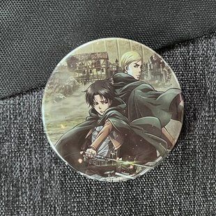 Значок аниме Атака титанов Attack on Titan, диаметр 58 мм (ZNAT 0010)