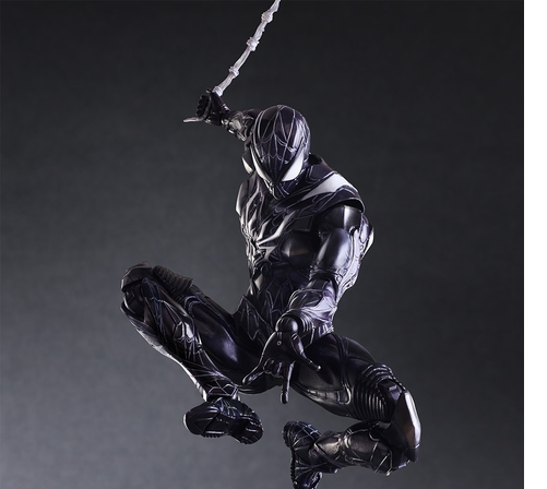 Игрушка, фигурка Marvel, Марвел Человек Паук Черный симбиот, Spider Man, 26 см (AVG 0010)