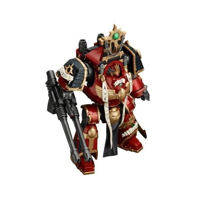 Фигурка из игры Warhammer 40k, Дредноут &laquo;Контемптор-Осирон&raquo; Тысячи Сынов с Клинком Силы Гравис и Автопушкой Гравис, JOYTOY, подвижная, 30,2 см (WHR 0096)