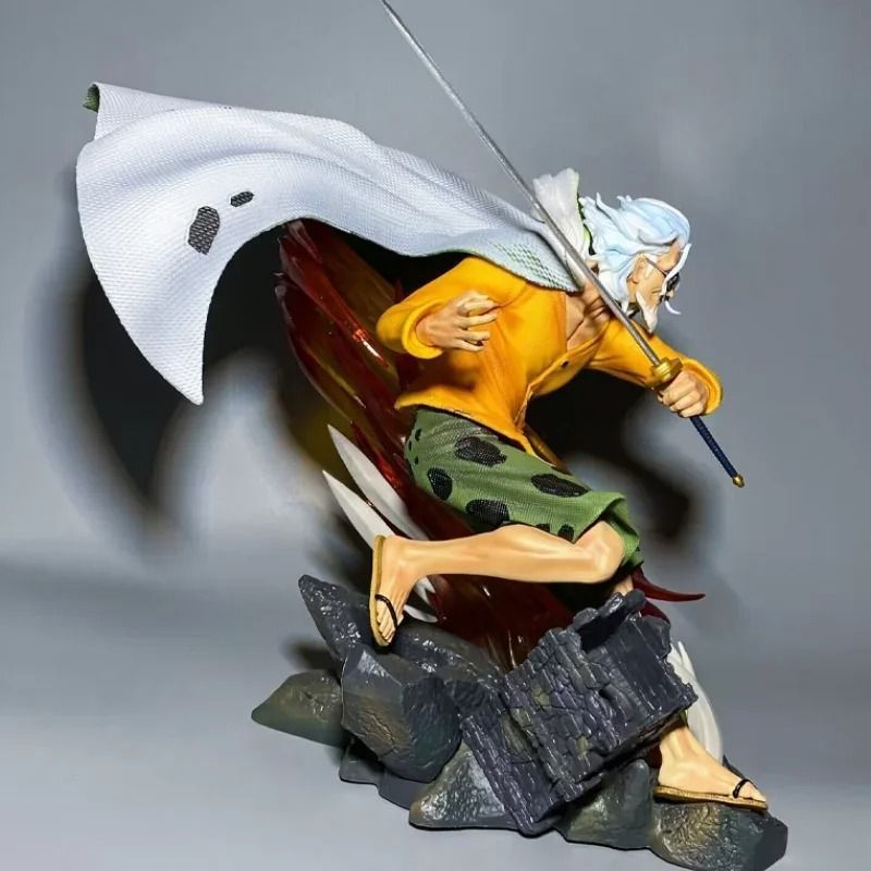 Аніме фігурка One Piece Ван Піс, Silvers Rayleigh, Сільверс Рейлі, з підсвічуванням, 30,5 см (OP 0124)