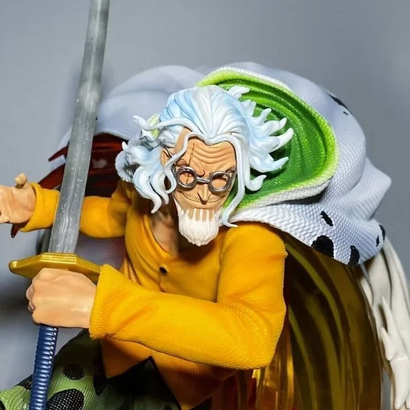 Аніме фігурка One Piece Ван Піс, Silvers Rayleigh, Сільверс Рейлі, з підсвічуванням, 30,5 см (OP 0124)