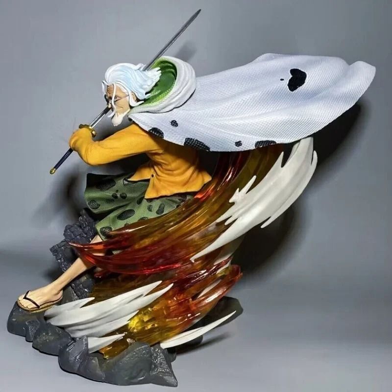 Аніме фігурка One Piece Ван Піс, Silvers Rayleigh, Сільверс Рейлі, з підсвічуванням, 30,5 см (OP 0124)
