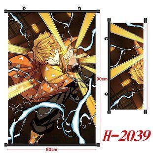 Гобелен аниме Demon Slayer, Клинок рассекающий демонов Зеницу, 60х90 см (GABBDD 0040)