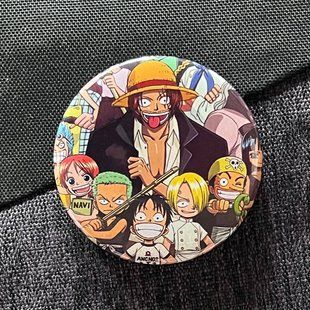 Значок аниме One Piece - Ван Пис, диаметр 58 мм (ZNOP 0011)
