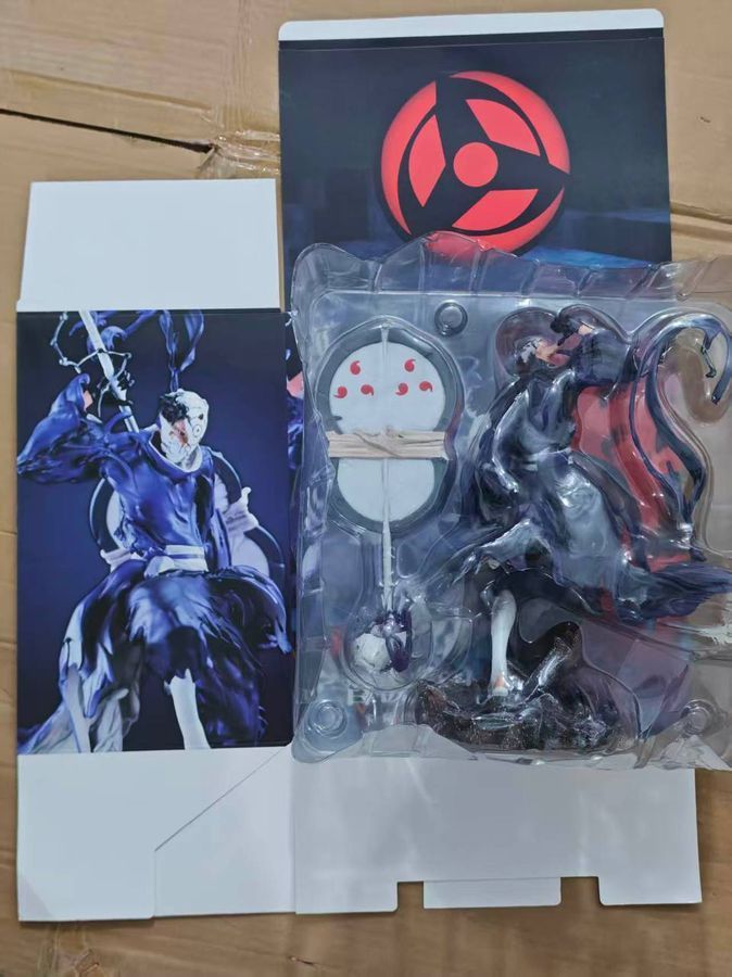Аніме фігурка Naruto Наруто Uchiha Obito Учиха Обіто, нерухоме, 34 см (NAR 0088)