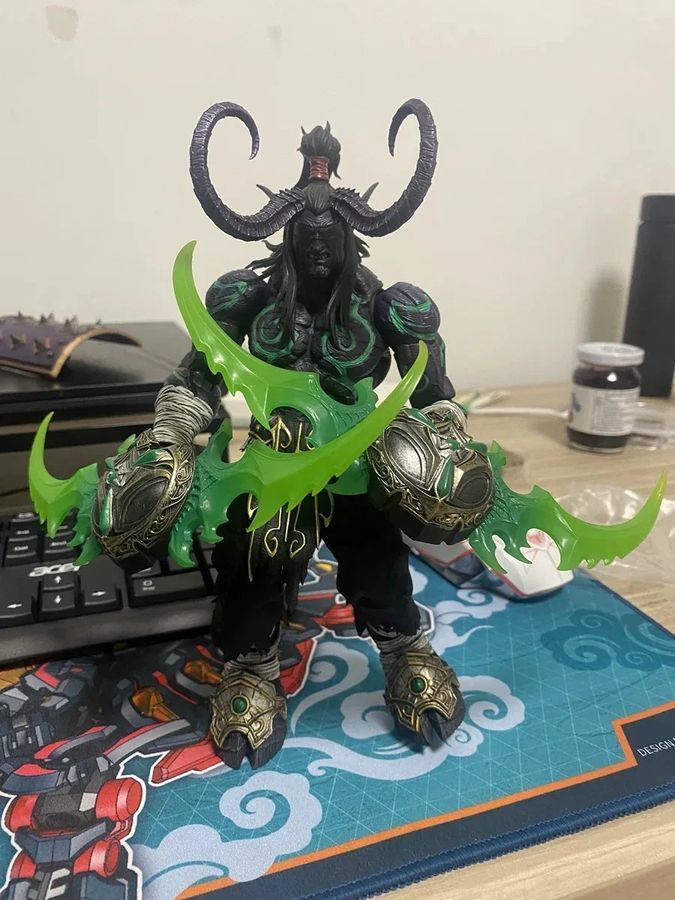 Фігурка World of Warcraft, Варкрафт Іллідан Лють Бурі в демонічній формі, Illidan, рухомий, 25 см (WC 0024)