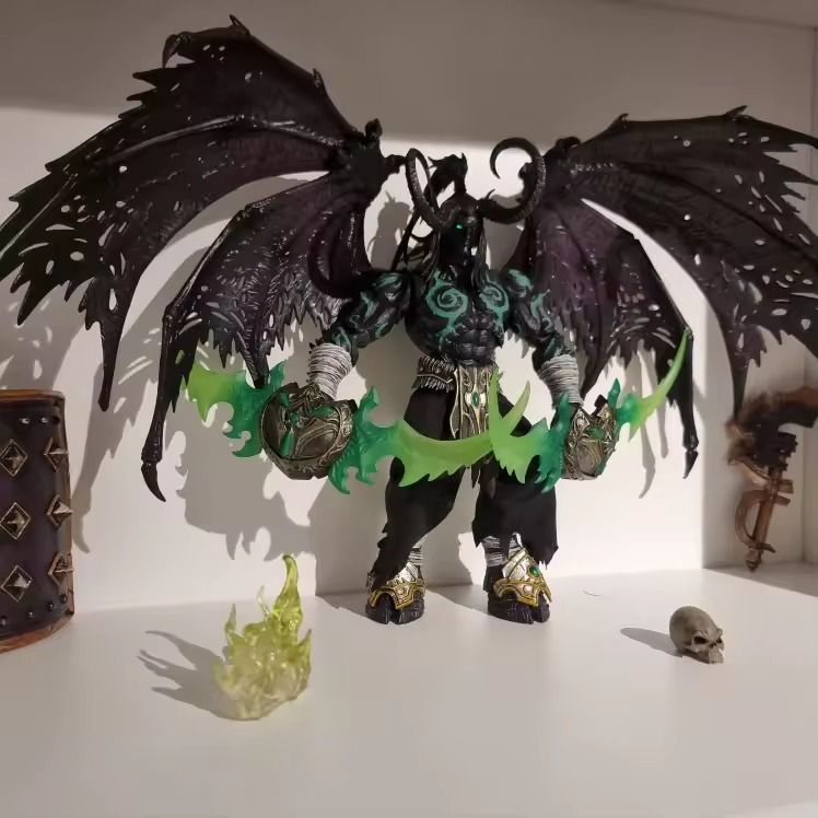 Фігурка World of Warcraft, Варкрафт Іллідан Лють Бурі в демонічній формі, Illidan, рухомий, 25 см (WC 0024)