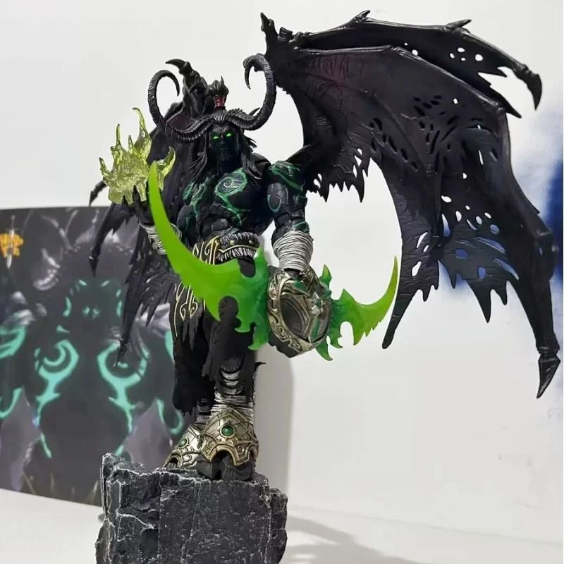Фігурка World of Warcraft, Варкрафт Іллідан Лють Бурі в демонічній формі, Illidan, рухомий, 25 см (WC 0024)