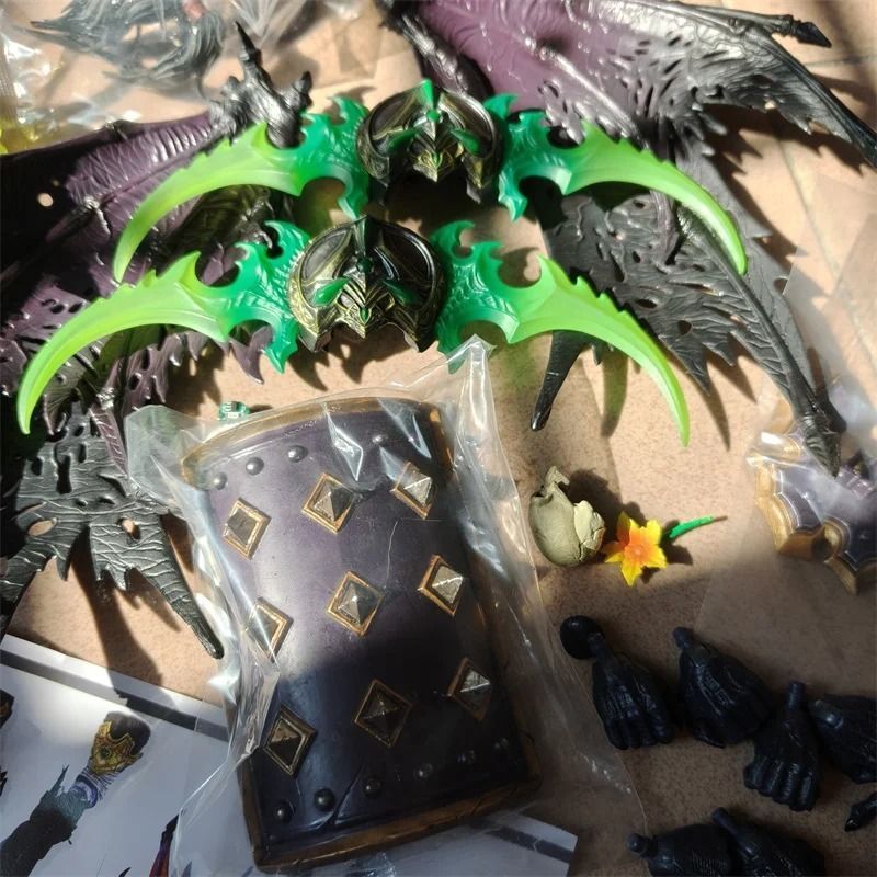 Фігурка World of Warcraft, Варкрафт Іллідан Лють Бурі в демонічній формі, Illidan, рухомий, 25 см (WC 0024)